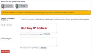 WordPress plugin – how to block IP address not view my website