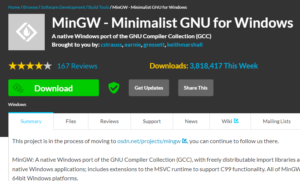 Install MinGW GCC Compiler on Windows Environment