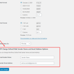 How to Change Default WordPress Sender Name and Email Address